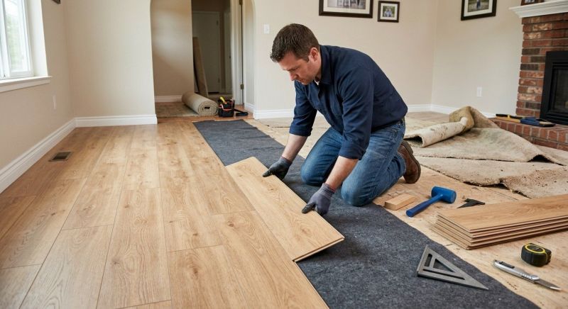 Laminate Floor Remodeling in Matawan, NJ