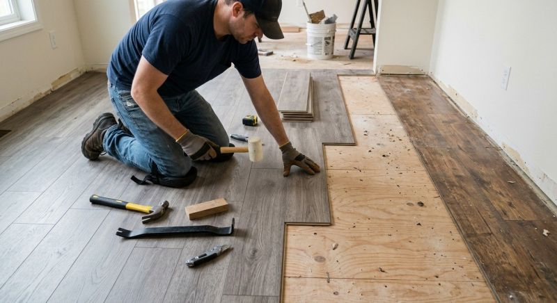 Laminate Floor Replacement in Matawan, NJ