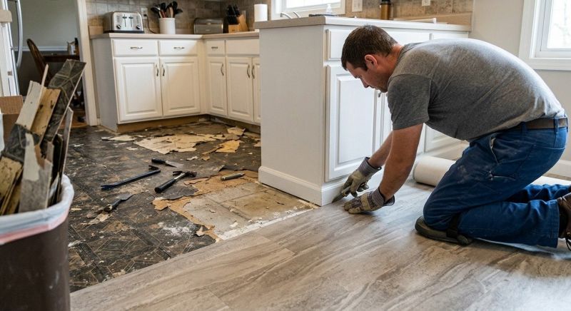 Linoleum Floor Installation in Brooklyn, NY