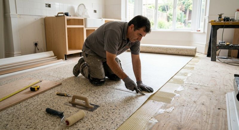 Linoleum Floor Installation in Hillside, NJ