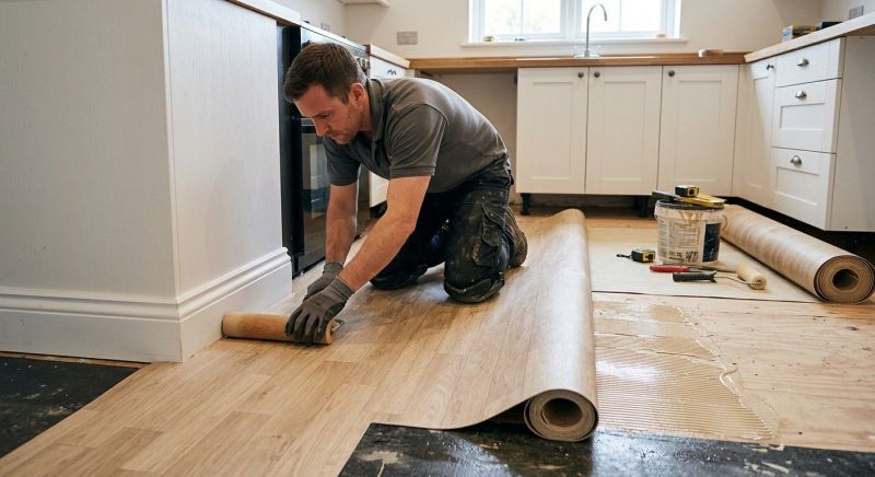 Sheet Linoleum Installation in Bridgewater, NJ