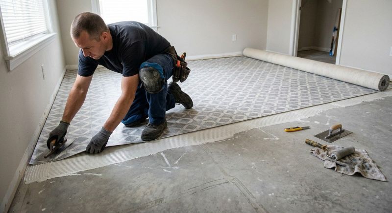 Sheet Linoleum Installation in Rahway, NJ