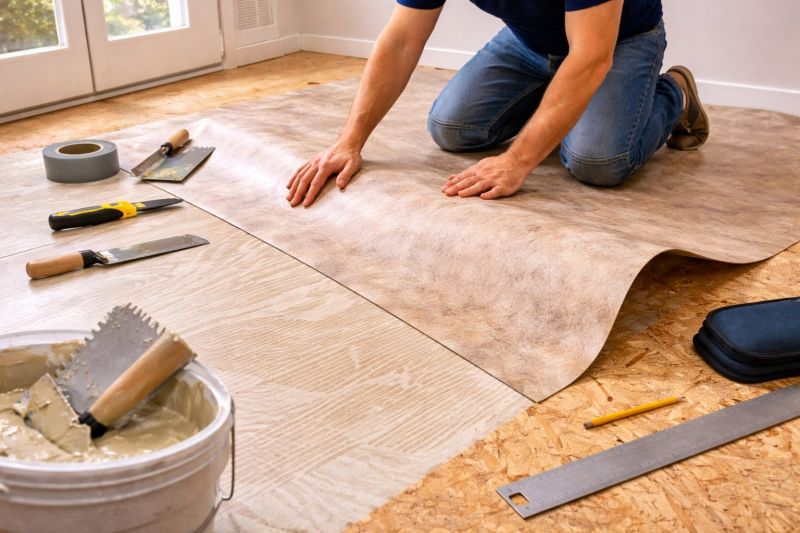Sheet Vinyl Installation in Highland Park, NJ
