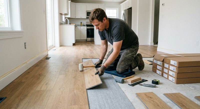 Vinyl Plank Floor Installation in Matawan, NJ